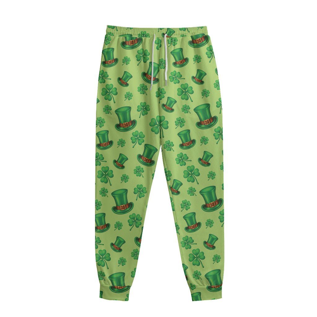 Clover And Hat St. Patrick's Day Print Sweatpants