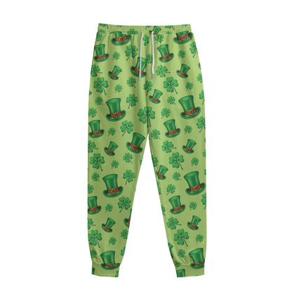 Clover And Hat St. Patrick's Day Print Sweatpants