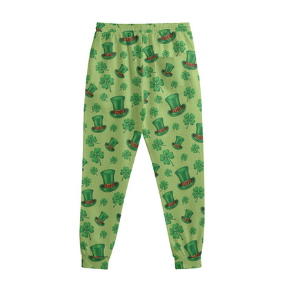 Clover And Hat St. Patrick's Day Print Sweatpants