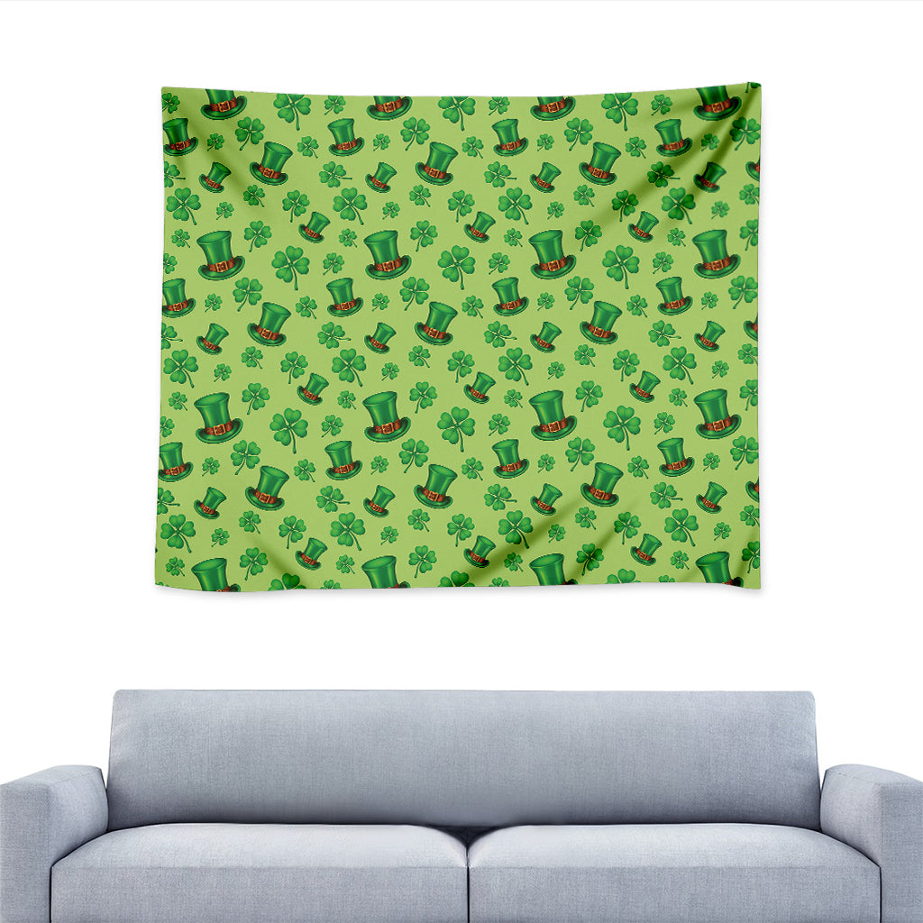 Clover And Hat St. Patrick's Day Print Tapestry