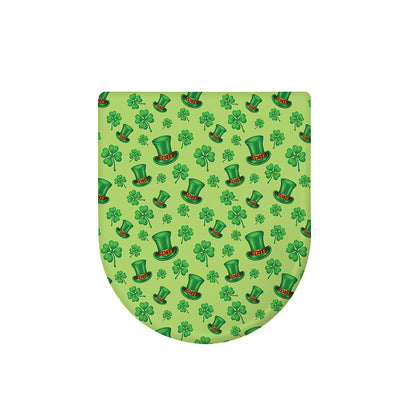 Clover And Hat St. Patrick's Day Print Toilet Lid Cover