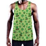 Clover And Hat St. Patrick's Day Print Training Tank Top