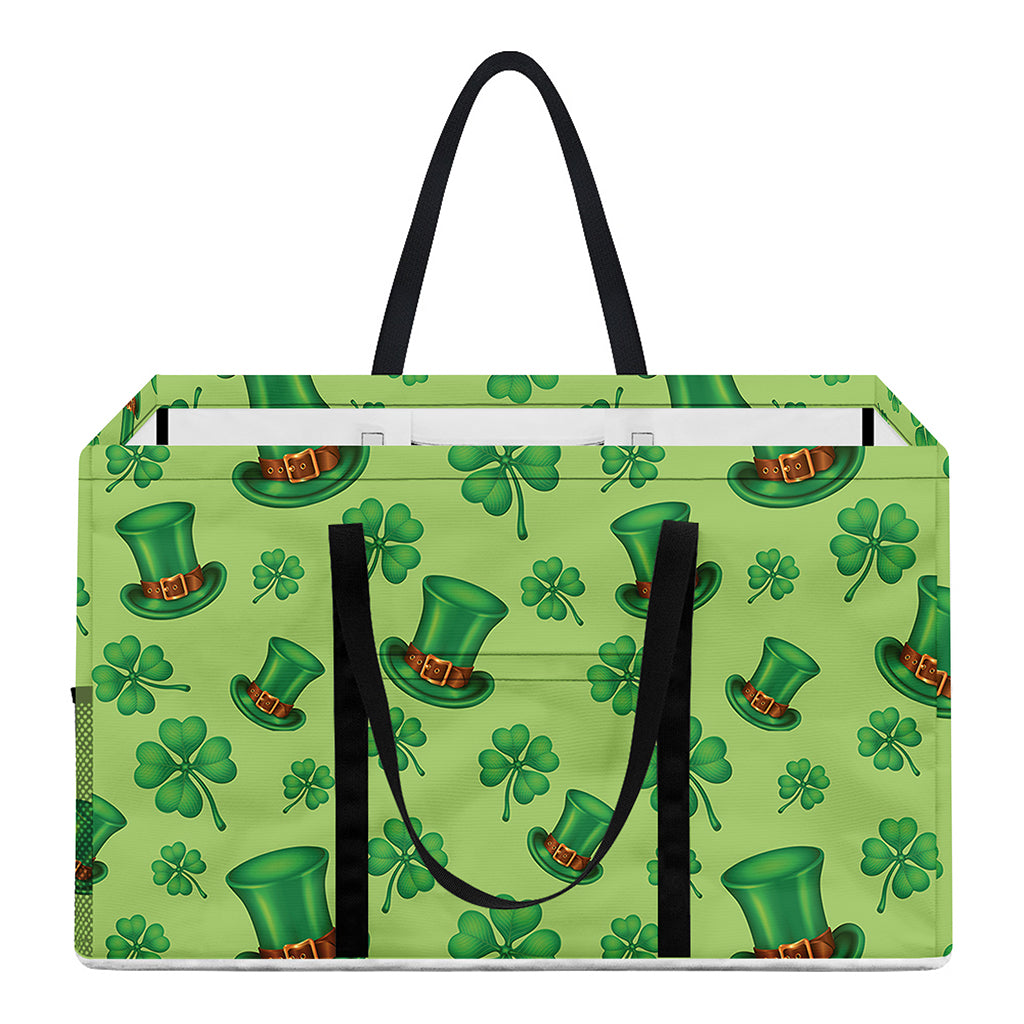 Clover And Hat St. Patrick's Day Print Utility Tote Bag