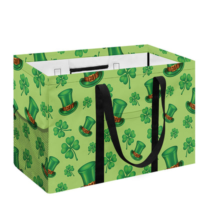 Clover And Hat St. Patrick's Day Print Utility Tote Bag