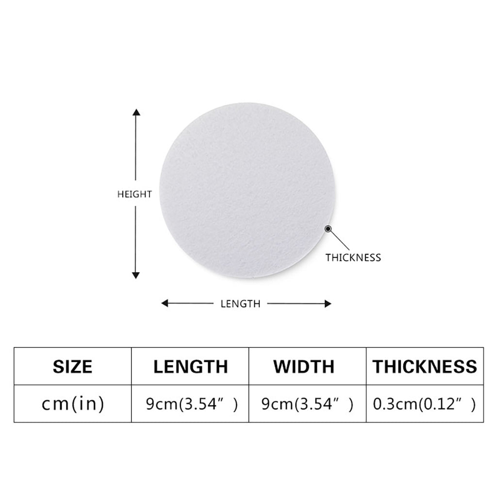 Mystical Lunar Phase Print Coaster Set