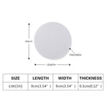 Purple Disco Lights Pattern Print Coaster Set