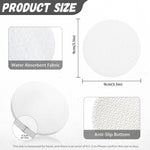 Brown Tattersall Pattern Print Coaster Set