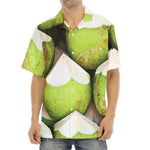 Coconut 3D Print Aloha Shirt