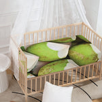 Coconut 3D Print Baby Crib Sheet