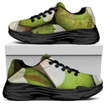 Coconut 3D Print Black Chunky Shoes