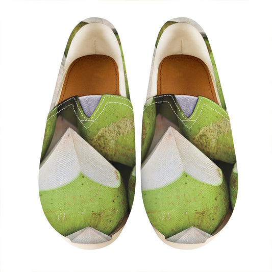 Coconut 3D Print Casual Shoes
