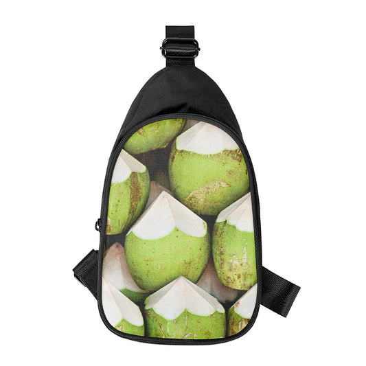 Coconut 3D Print Chest Bag
