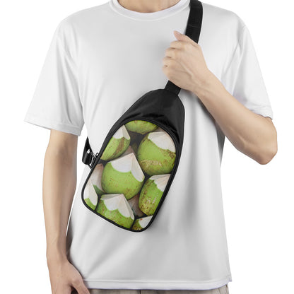 Coconut 3D Print Chest Bag