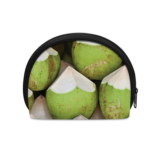 Coconut 3D Print Coin Purse