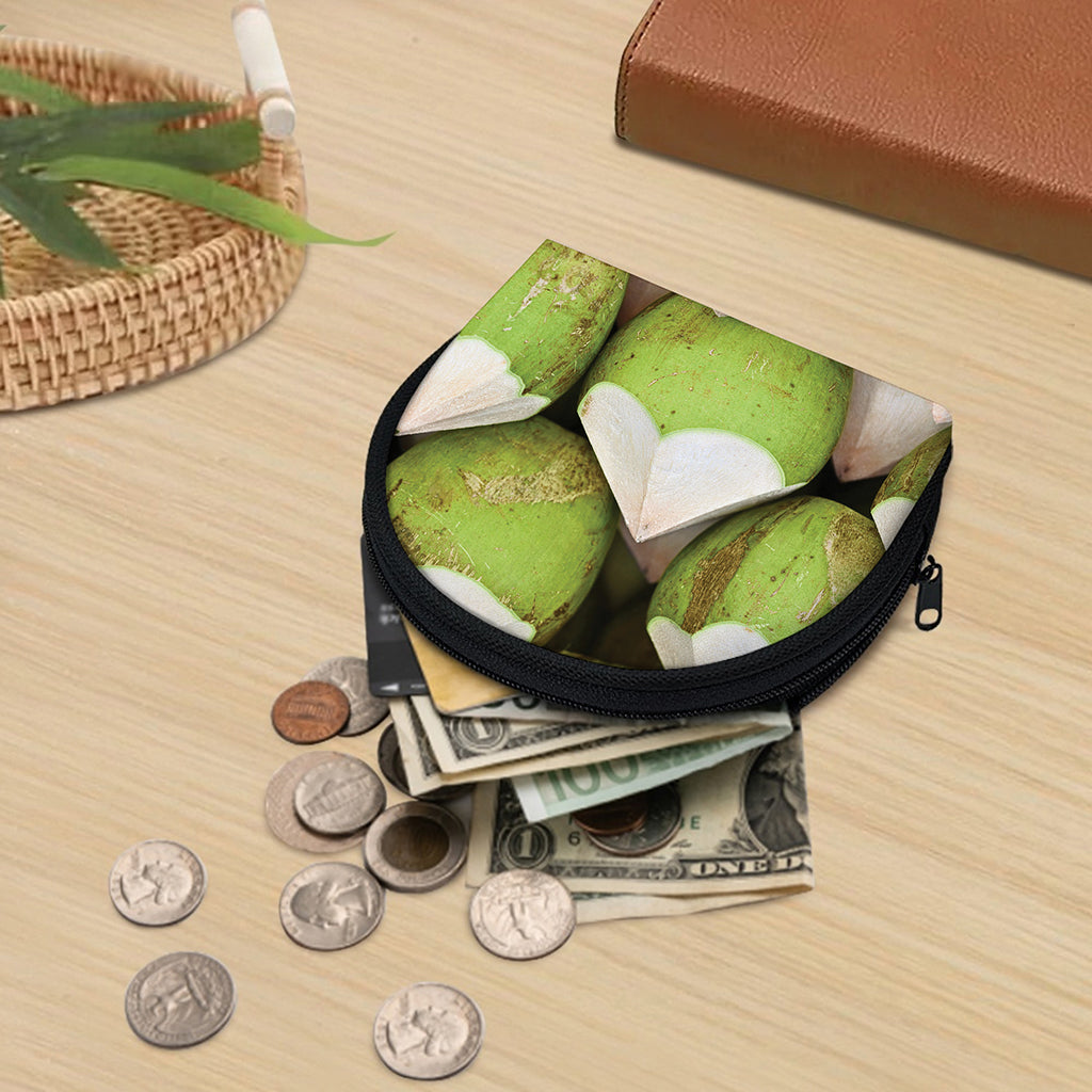 Coconut 3D Print Coin Purse