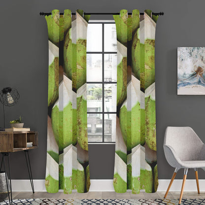 Coconut 3D Print Curtain