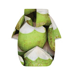 Coconut 3D Print Dog Zip Up Hoodie