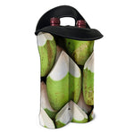 Coconut 3D Print Double Neoprene Wine Tote