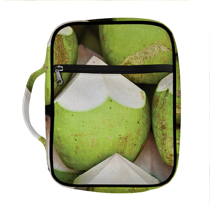 Coconut 3D Print Front Pocket Bible Bag