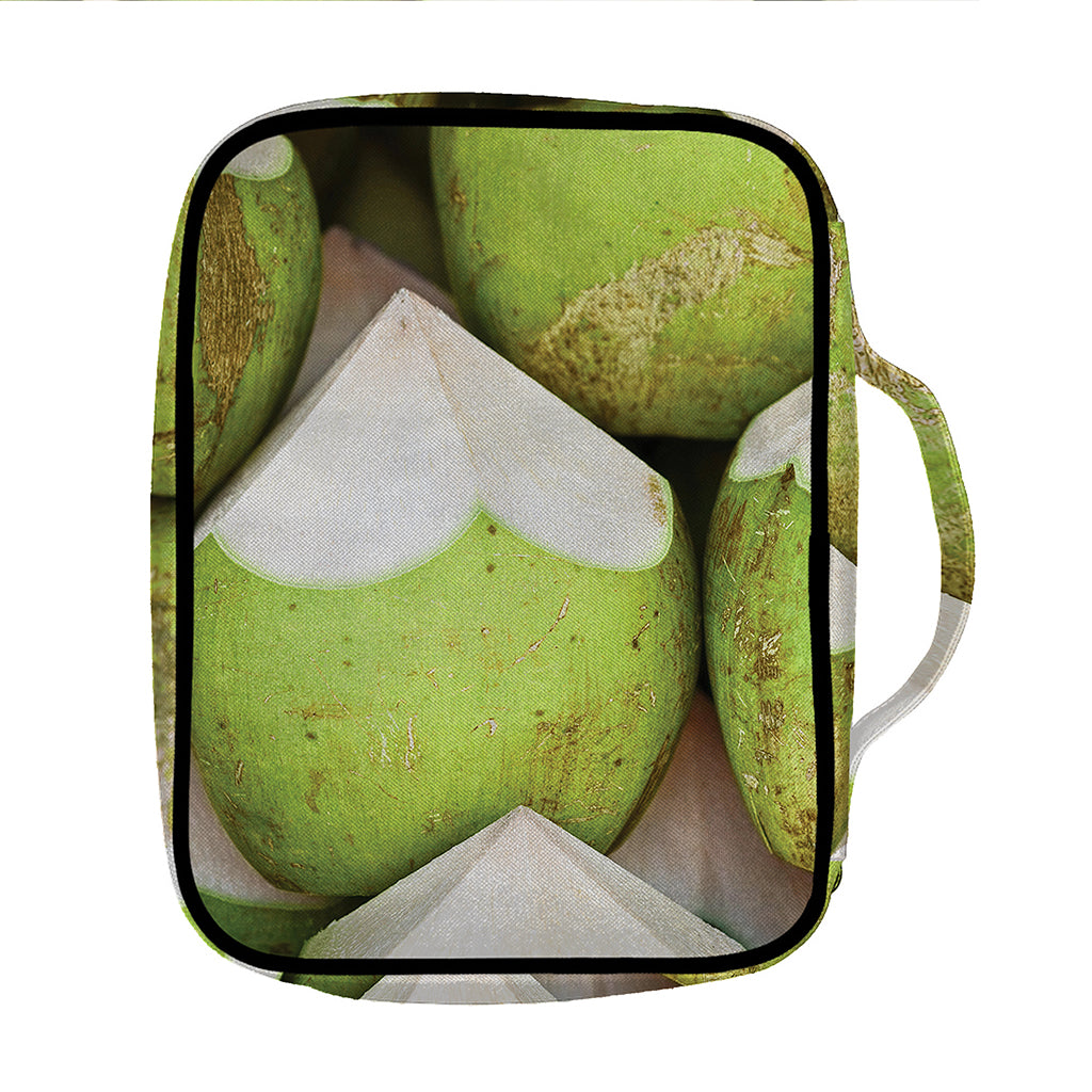 Coconut 3D Print Front Pocket Bible Bag
