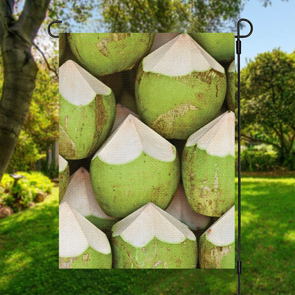 Coconut 3D Print Garden Flag