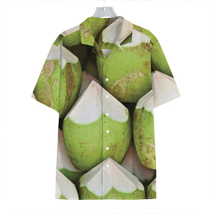 Coconut 3D Print Hawaiian Shirt