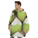 Coconut 3D Print Hoodie Blanket