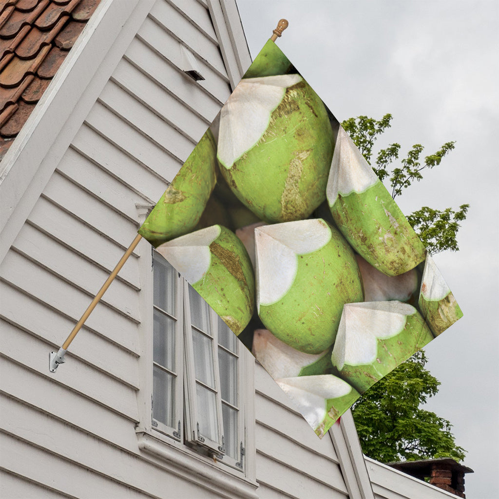 Coconut 3D Print House Flag