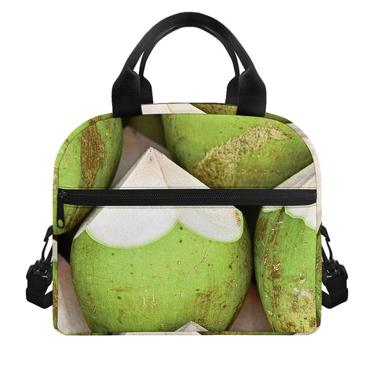 Coconut 3D Print Insulated Lunch Bag