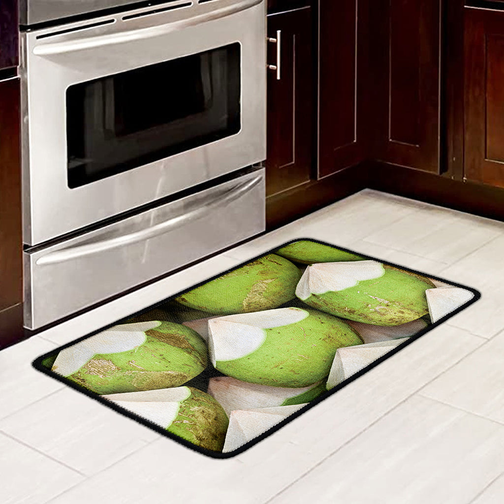Coconut 3D Print Kitchen Mat