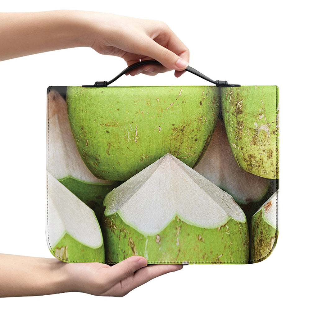 Coconut 3D Print Leather Bible Cover