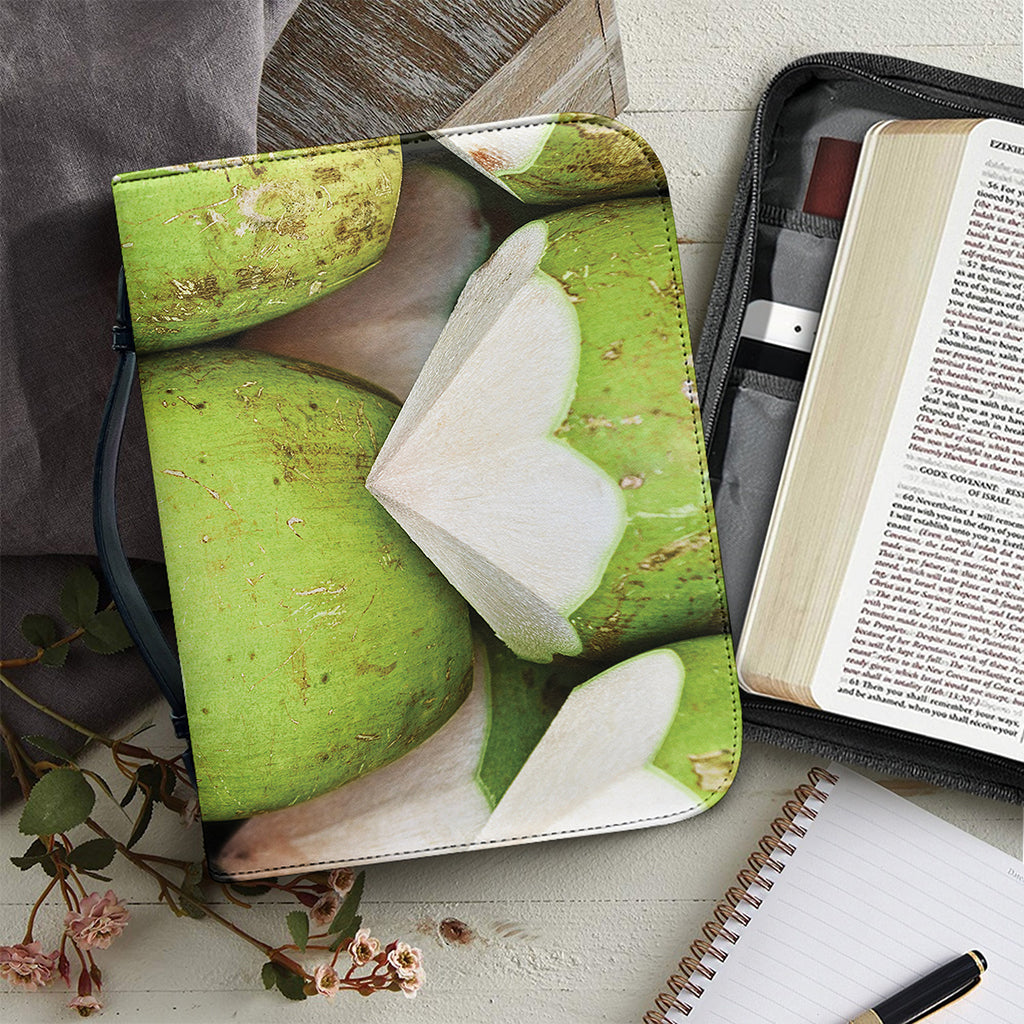 Coconut 3D Print Leather Bible Cover