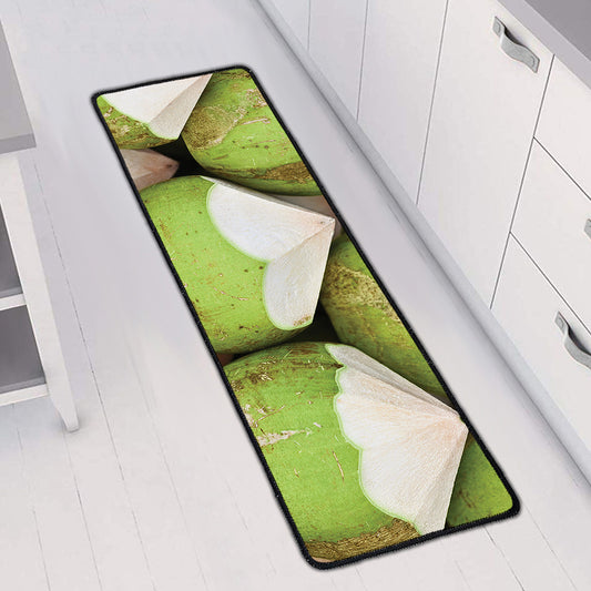 Coconut 3D Print Long Kitchen Mat