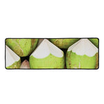 Coconut 3D Print Long Kitchen Mat