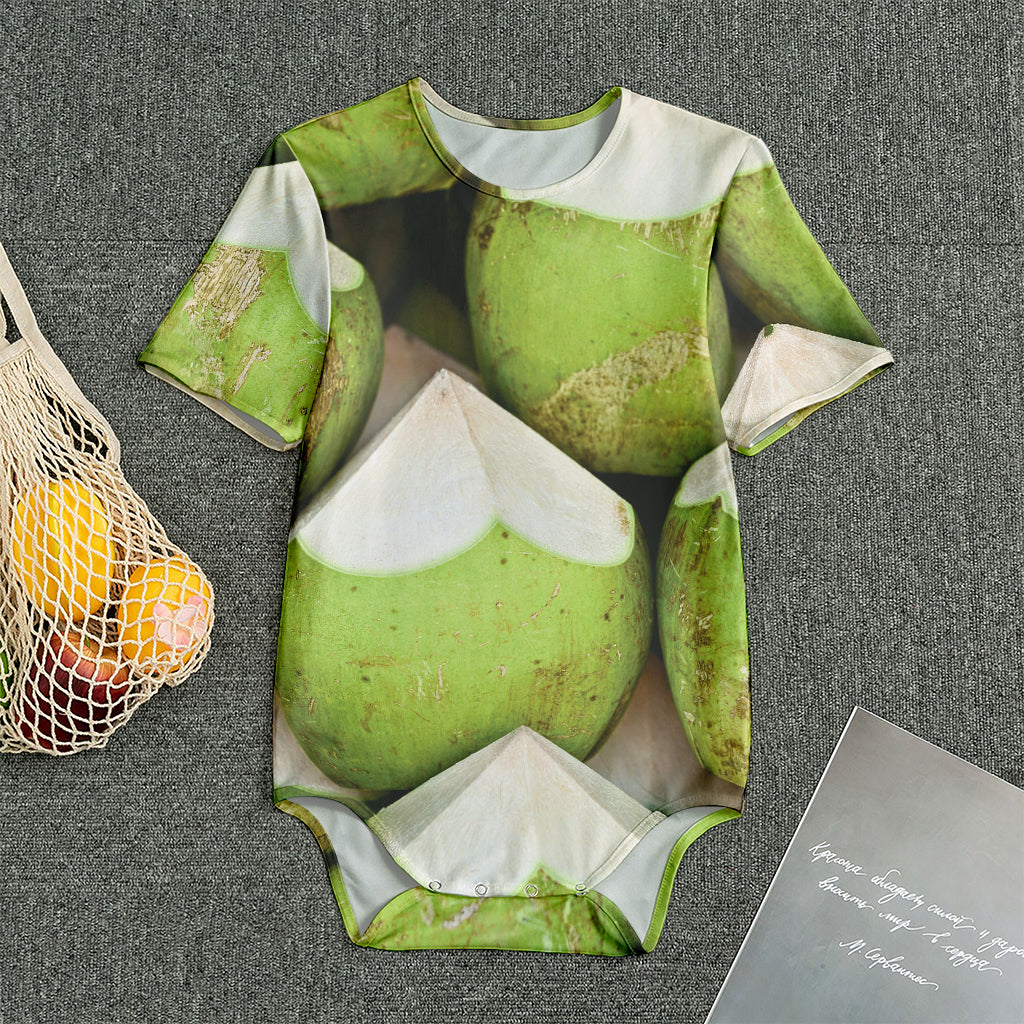 Coconut 3D Print Men's Bodysuit