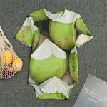 Coconut 3D Print Men's Bodysuit