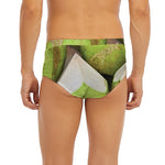 Coconut 3D Print Men's Briefs