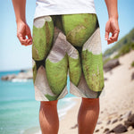Coconut 3D Print Men's Cargo Shorts