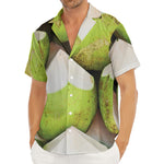 Coconut 3D Print Men's Deep V-Neck Shirt