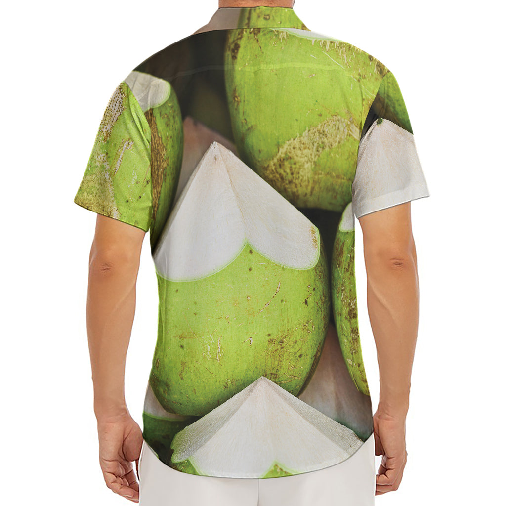 Coconut 3D Print Men's Deep V-Neck Shirt