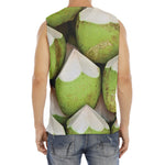Coconut 3D Print Men's Fitness Tank Top