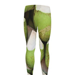 Coconut 3D Print Men's leggings