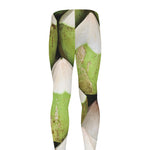 Coconut 3D Print Men's leggings