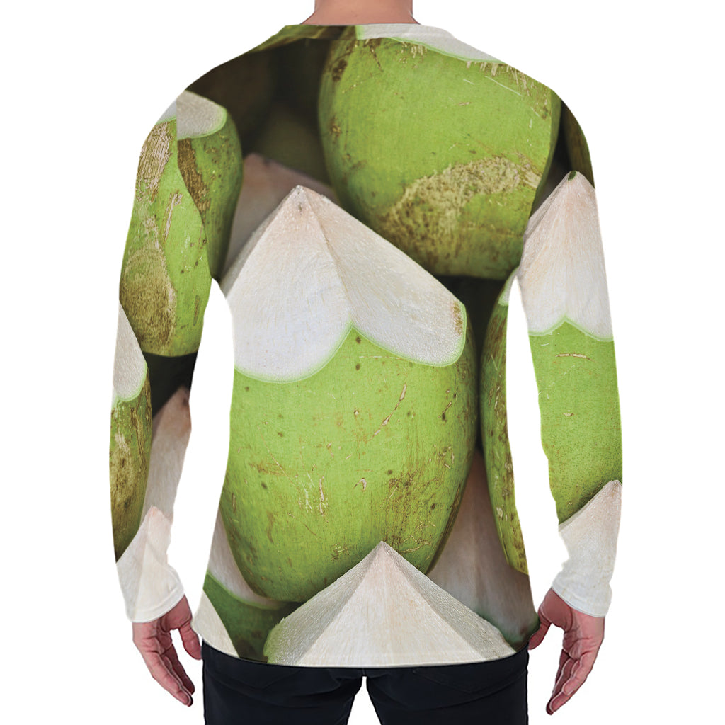 Coconut 3D Print Men's Long Sleeve T-Shirt