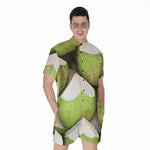 Coconut 3D Print Men's Rompers