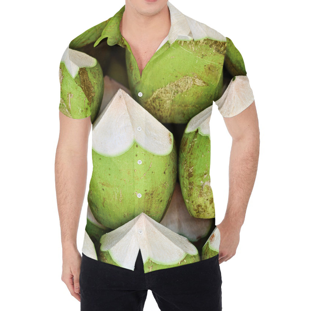 Coconut 3D Print Men's Shirt