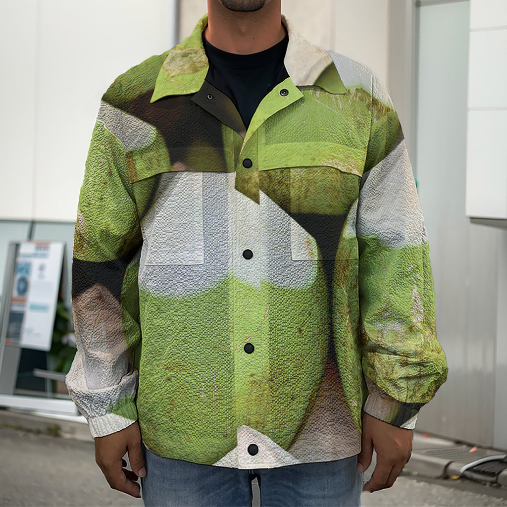 Coconut 3D Print Men's Shirt Jacket