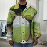 Coconut 3D Print Men's Shirt Jacket
