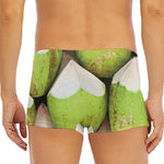 Coconut 3D Print Men's Short Boxer Briefs