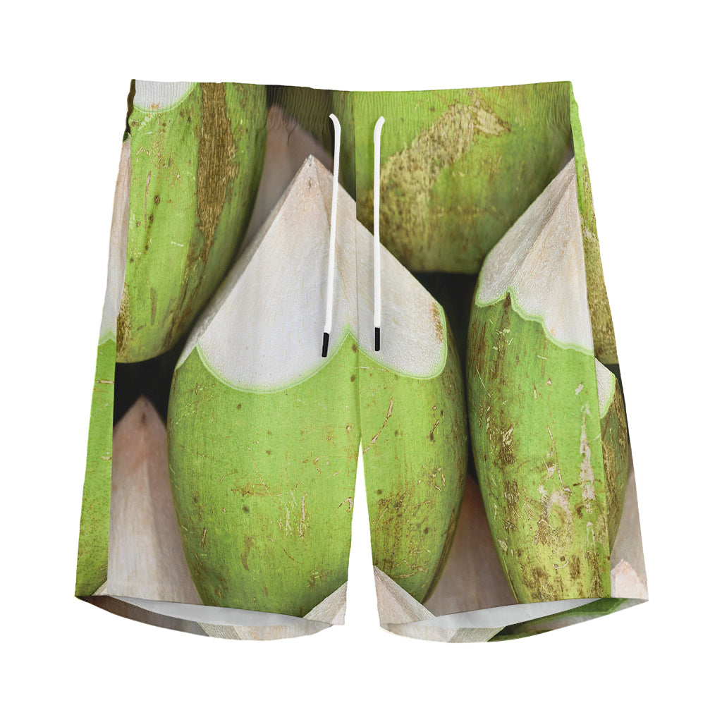 Coconut 3D Print Men's Sports Shorts